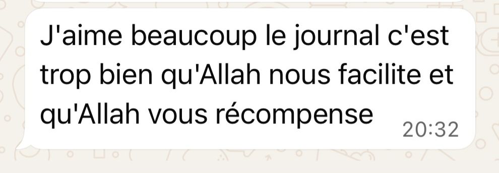 Témoignage maman — 1 semaine