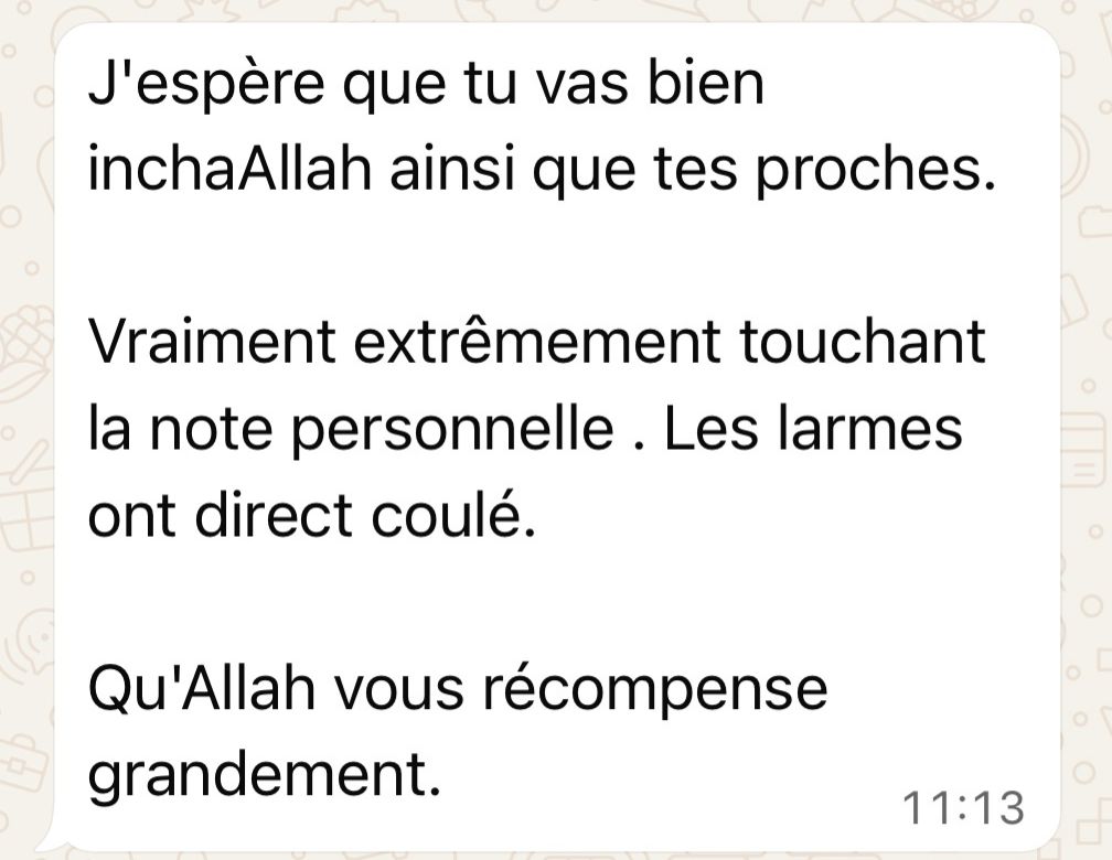Témoignage maman — 1 semaine